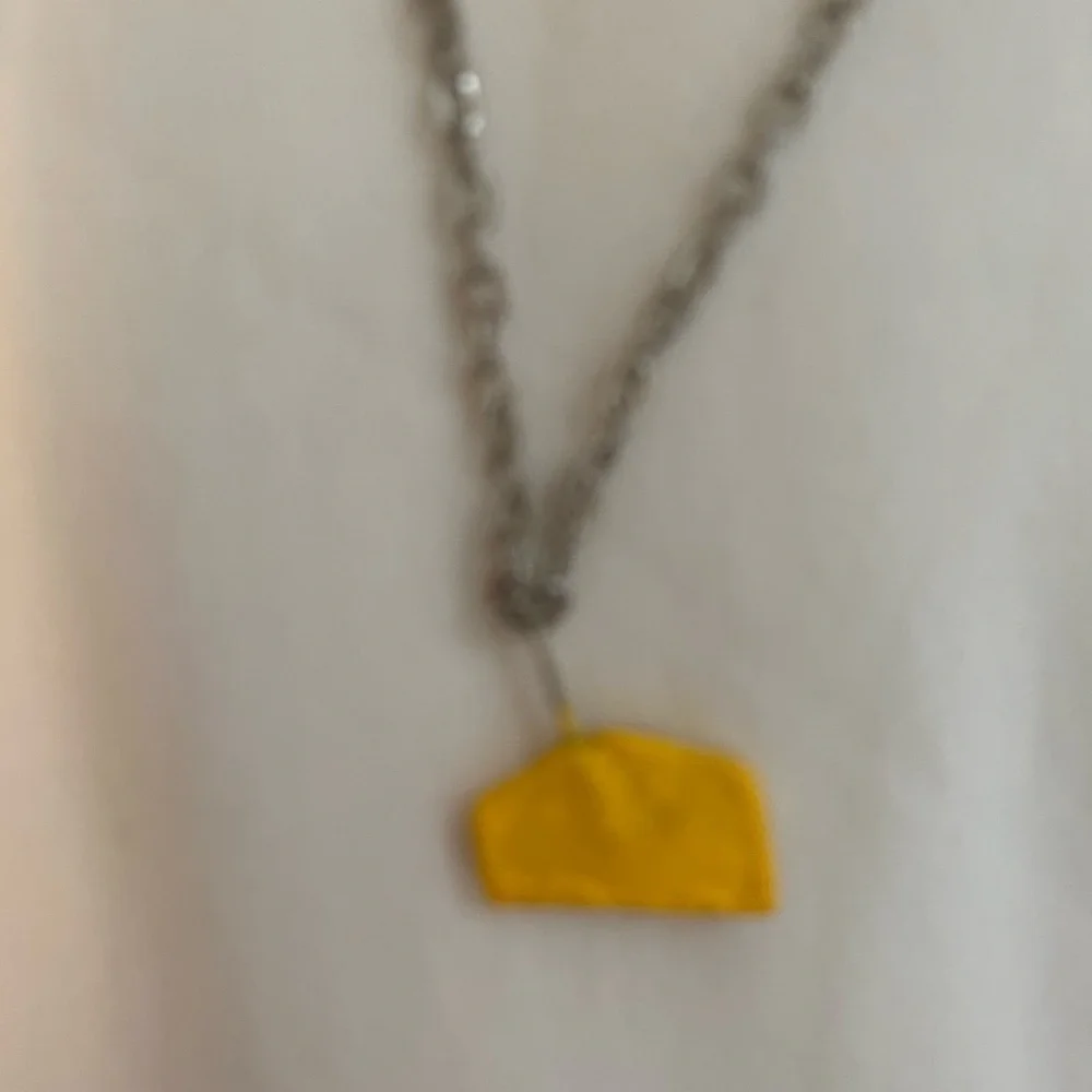 Cheese Pendant Necklace